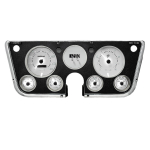 Chevy Truck Analog Gauge Cluster, White LEDs