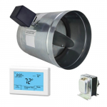 Ventilation Kit w/ Thermostat, 10" Damper