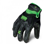 Exo Motor Impact Glove, Black / Green, XXL
