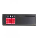 Trayless ATX Desktop Chassis, Red, 5x3.5" Bay