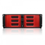 Rackmount Chassis, Red, 4U High Performance