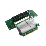 2 PCIe x16 and 1 PCI Riser Card