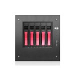 Hotswap mini-ITX Tower, Red, Compact Stylish 5x 3.5"