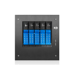 Hotswap Trayless mini-ITX Tower, Blue, 5x 3.5"
