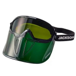 GPL530 Premium Goggle with Face Shield Green