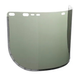 Acetate Face Shield Window Shape D Medium Green