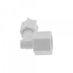 Female Elbow 1/4" x 1/4" Kynar Ferrule Nut