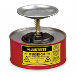 Dispensing Can, Perforated Pan, 1 Quart, Steel, Red