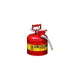 AccuFlow Safety Can for Flammables, 2 Gallon, Red