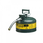 AccuFlow Safety Can for Oil, 2.5 Gallon, Green