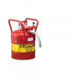 AccuFlow Safety Can, 5 Gallon, Roll Bars, Red