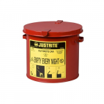 Oily Waste Countertop Can, 2 Gallon, Red