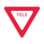 Yield Sign 24" High Intensity, 3 LEDs