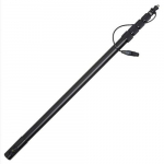 12'2" Max/3'5" Min Boom Pole with Right Angle XLR Male