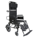 18" Seat Reclining Transport Wheelchair