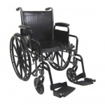 18" Height Seat 39 lbs. Steel Wheelchair