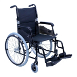Wheelchair, Swing Away Footrest in Black