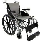 20" Seat Wheelchair, Silver
