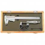 Vernier Caliper & Micrometer Set Metric