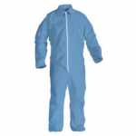 Flame Resistant Coverall, 2XL, Blue, Shell
