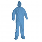 Flame Resistant Coverall, 2XL, Hooded & Booted