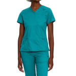 ProFlex Teal V-Neck Scrub Top, XXS