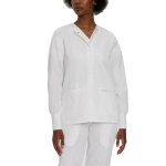 Essentials White Warm-Up Jacket, XSM