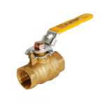 1" T-1002STLD Forged Brass Full Port Ball Valve