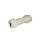 Pipe Coupling, 3/4" Pipe, PVC Compression
