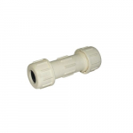 Pipe Coupling, 2" Pipe, PVC Compression