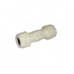 Pipe Coupling, 4" Pipe, PVC Compression