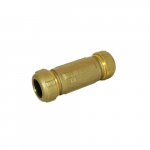 Pipe Coupling, 2" Copper Tube, Brass Compression