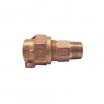 Brass Coupling, 1-1/4" Tube End, Lead Free