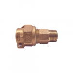 Brass Coupling, 2" Tube End, Lead Free