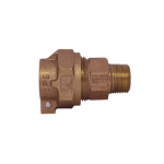 Brass Coupling, 1" Tube End, Lead Free