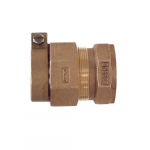 Brass Coupling, 1-1/2" Tube End, Lead Free