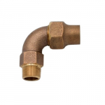 Pipe Fitting, 1" Tube End, 1" Bronze Flare