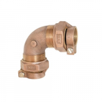 Pipe Fitting, 3/4" Tube End, Bronze