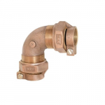 Pipe Fitting, 1" Tube End, Bronze