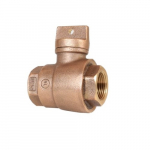 Curb Stop, 1-1/4" Tube End, Bronze
