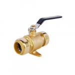 1" Pipe, Lead Free Brass Full Port Ball Valve