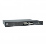 20-Port Fast Ethernet PoE Switch Outputs 270W