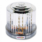 White Magnetic LED Beacon, Battery Operated