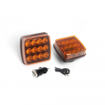 Amber Rechargeable Magnetic Warning Light Kit
