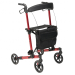 Walkabout Allura Rollator, Standard, Red