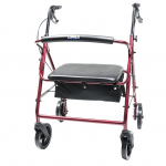 Walkabout Imperial Hemi Rollator, Burgundy