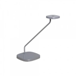 Trace LED Task Light with Desk Base, Silver Grey