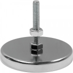 Cup and Bolt Magnet, Max Hold 110 lbs, O.D. 2.03 in
