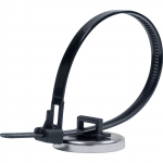 Black Plastic Holder & Reusable Zip Tie