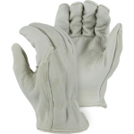 Cowhide Kevlar Sewn Drivers Gloves, Beige, L